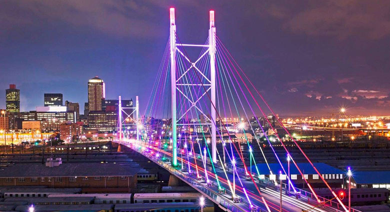 nelson mandela bridge Johannesburg South Africa